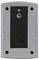 A rectangular, grey device with six round recesses at the corners and centres, cable connection at the top and cross symbol at the bottom.