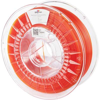 Spectrum Filaments 80736 Premium PCTG Filament PCTG chemical-resistant, odourless 1.75 mm 1000 g Transparent-orange, Ora