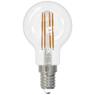 Translucent light bulb with a metal thread and visible glowing filaments inside, symbolising illumination or ideas.
