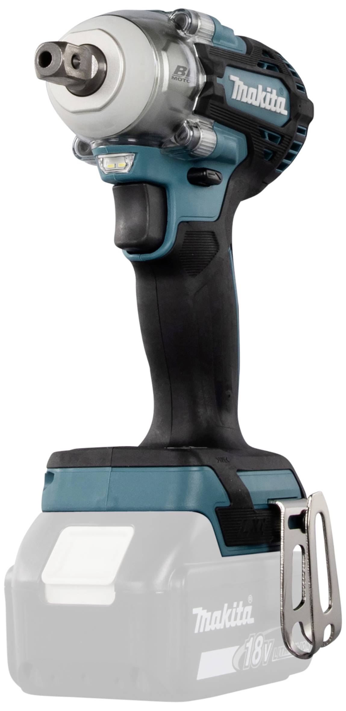A cordless Makita impact driver with a blue-black casing and a removable 18V battery, suitable for DIY tasks.