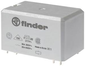 Finder 66.22.9.012.1300 PCB relay 12 V DC 30 A 2 makers 1 pc(s)