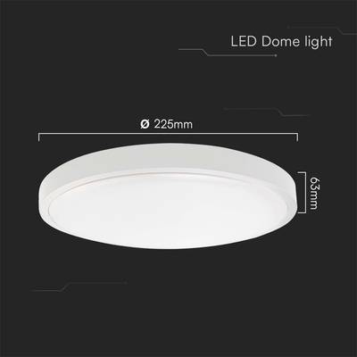 V-TAC 76161 VT-8618W-RD-N LED outdoor wall light LED (monochrome) LED EEC: F (A - G) 18 W White-4