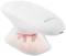 A Medisana electric massage device with suction effect and red light for skin tightening, in white design.