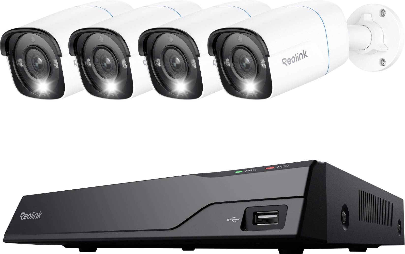 Reolink NVS8-8MB4 LAN IP-CCTV camera set 8-channel incl. 4 cameras 3840 x 2160 p