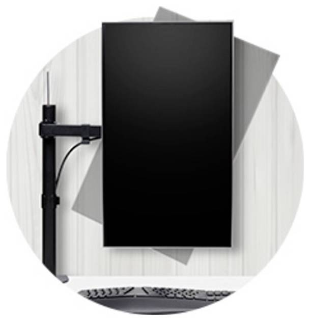Kensington Monitor desk mount K55408WW 1 Display(s) 86,4 cm (34") Black Rotatable, Tiltable-9