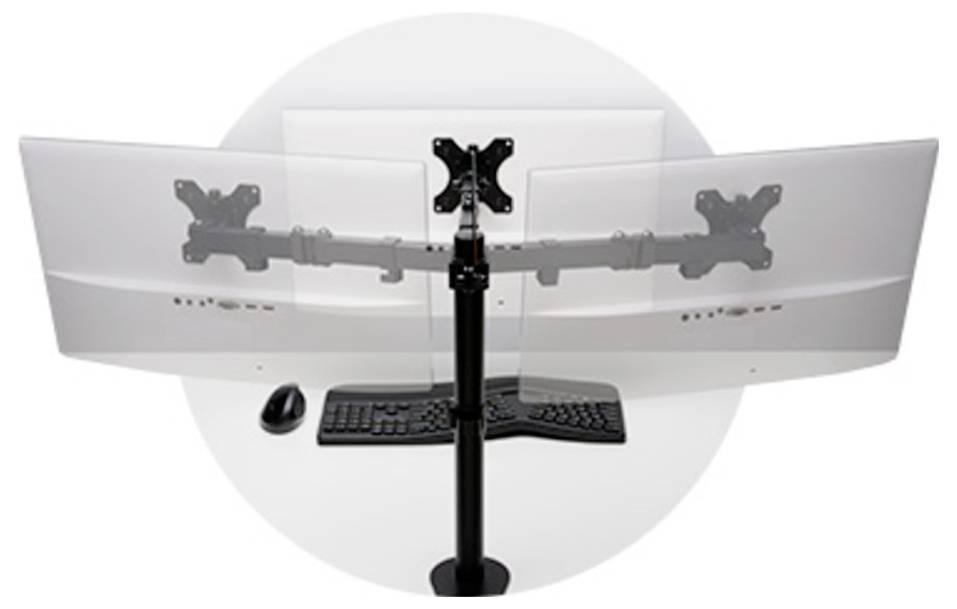 Kensington Monitor desk mount K55408WW 1 Display(s) 86,4 cm (34") Black Rotatable, Tiltable-10