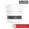 A white smoke alarm by the brand Gloria. Below it says '10 years manufacturer's warranty'.