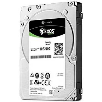 Computer storage device: Internal hard drive, Seagate Exos 10E2400, 2.5-inch, 10 TB storage capacity, silver colour.
