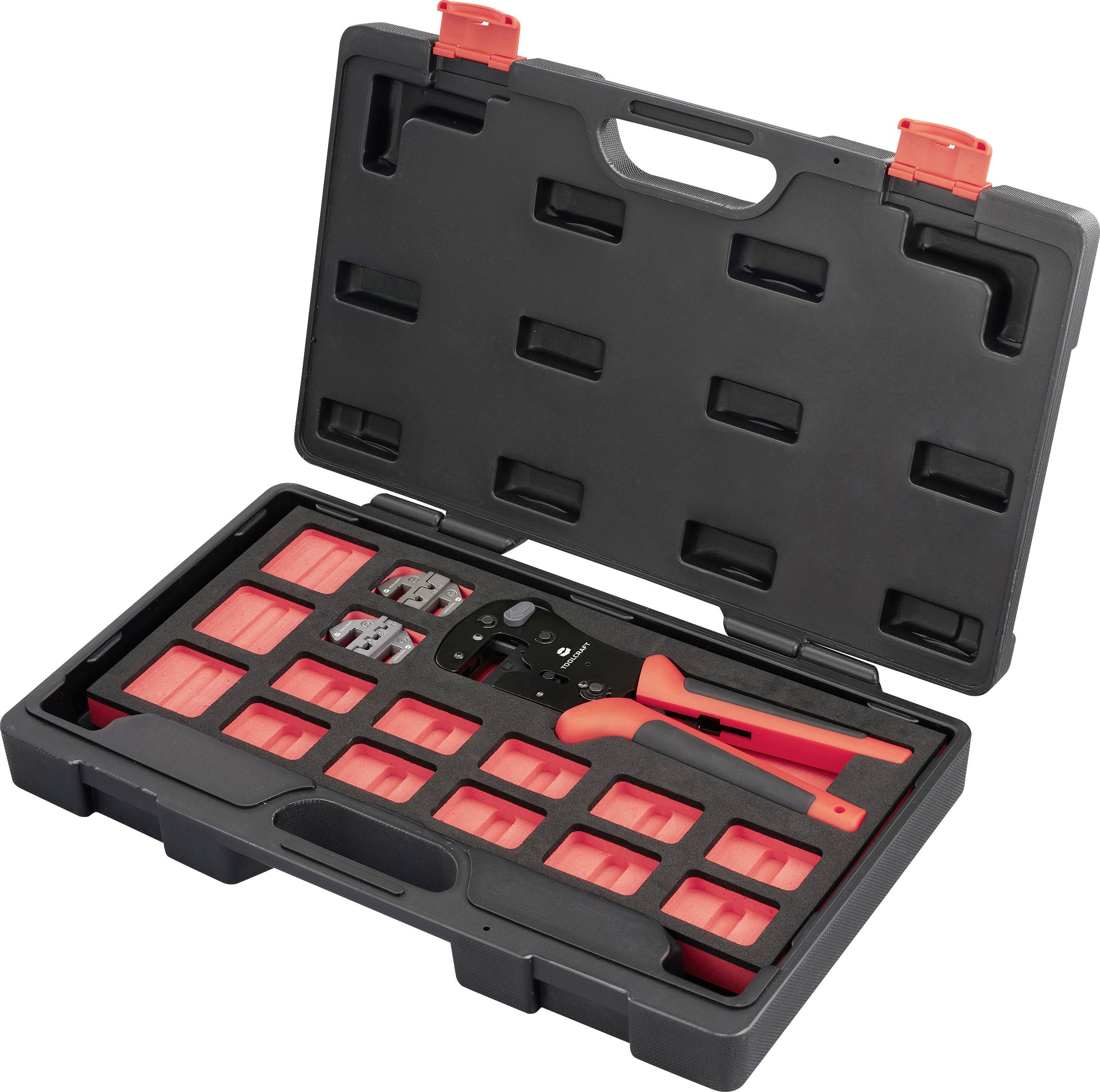 TOOLCRAFT TO-9660081 Crimper set Incl. crimp set and case