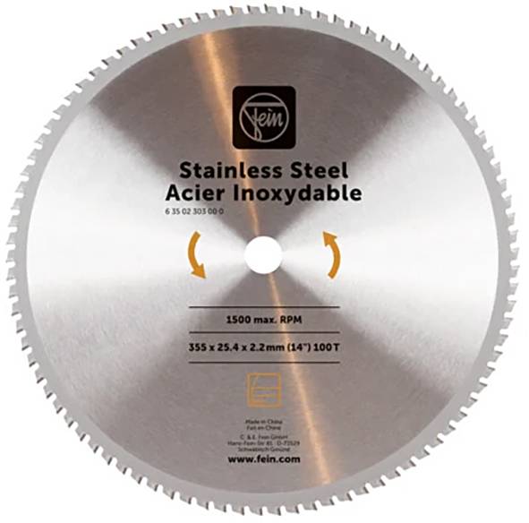 Saw blade for stainless steel Fein 63502303000