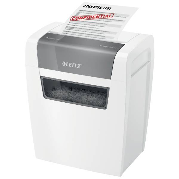 A shredder is destroying a document with the heading 'Address List' and the stamp 'Confidential'.