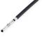 Remote call antenna with extendable, silver telescopic rod and black-coated handle on a white background.