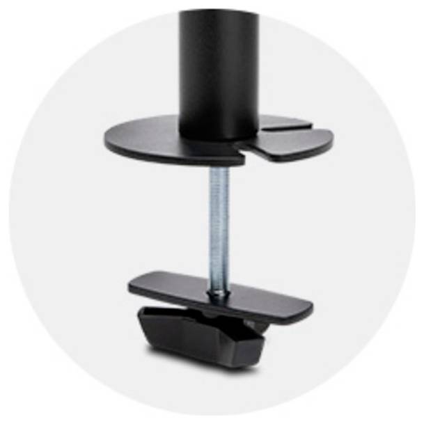 Kensington Monitor desk mount K55409WW 2 Display(s) 81,3 cm (32") Black Rotatable, Tiltable, Swivelling-10