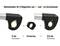 Frame holder for U-bend tubes with 2.5 cm and 3 cm diameter. Image shows holder for 3 cm and 2.5 cm with insertion ring.