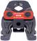 A press tool attachment, Model M28 by Rothenberger. Black and red coloured, suitable for plumbing applications.