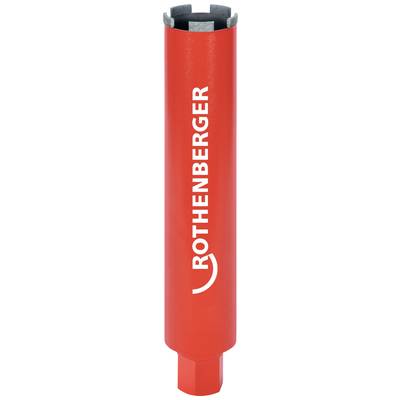 Red drill with 'Rothenberger' inscription, cylindrical design, suitable for professional construction work.