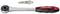 'Ratchet with black handle and silver socket key adapter viewed from above. Brand name "Rothenberger" on the handle.'