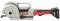 Electric installation tool with 'ROTHENBERGER' logo, ergonomic handle and scale, primarily used for pipework.