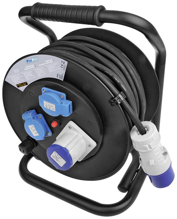 ProPlus 373846DE Cable reel 25 m CEE plug