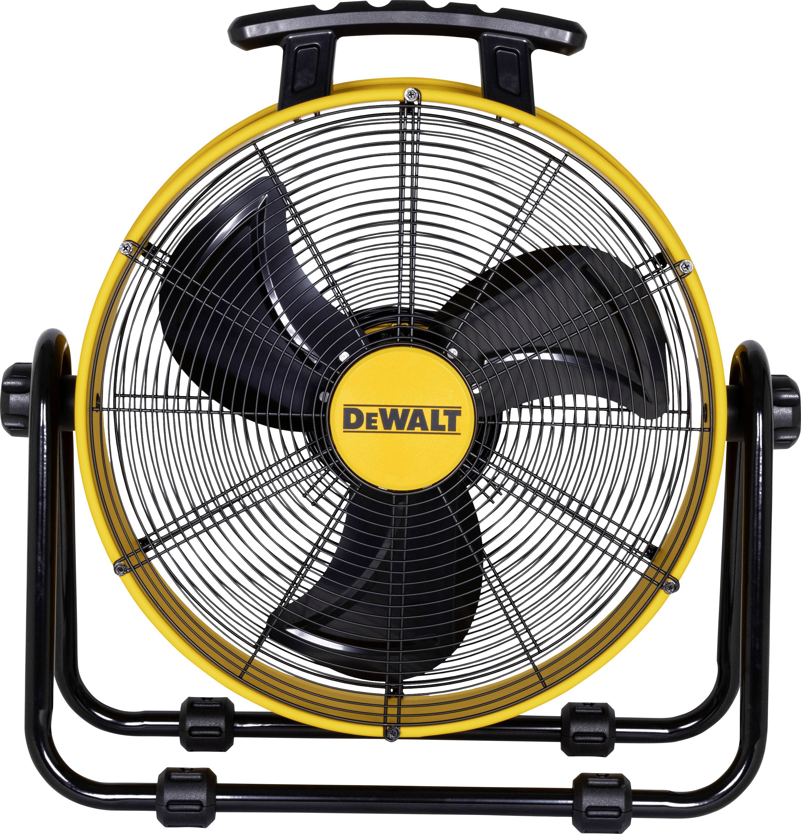 DEWALT Floor fan 190 W (Ø x H) 798 mm x 775 mm Yellow