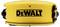 Yellow DEWALT tool case with black handles and latches, shown closed on a white background.