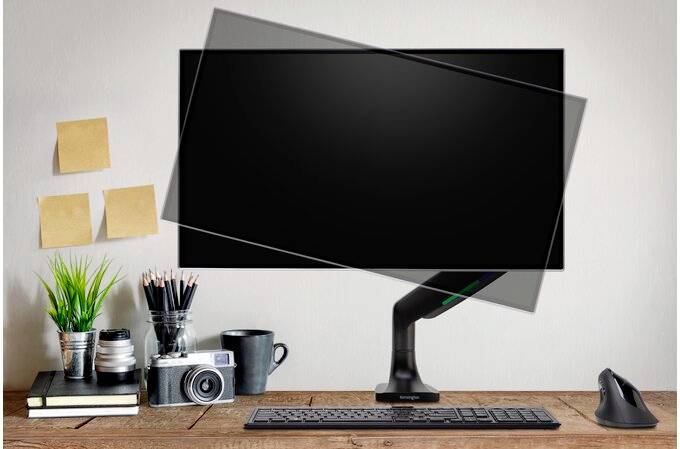 Kensington K59600WW Monitor desk mount 1 Display(s) 86,4 cm (34") Black Rotatable, Tiltable, Swivelling-7