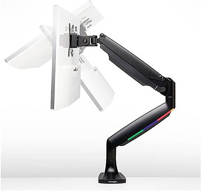 Kensington K59600WW Monitor desk mount 1 Display(s) 86,4 cm (34") Black Rotatable, Tiltable, Swivelling-3