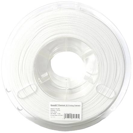 RAISE3D PMRA-1004-003 Premium TPU-95A Filament TPU 1.75 mm 1000 g White Premium 1 pc(s)
