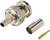 A BNC plug with removable parts: housing, connector and sleeve. Designed for connecting coaxial cables.