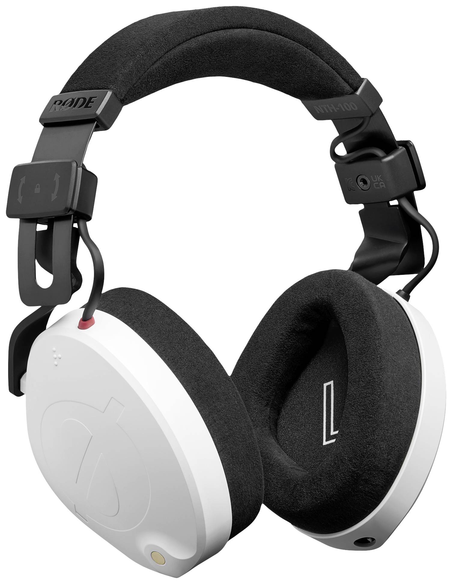 Wireless over-ear headphones, black and white colourway, thick padding for comfort, suitable for music enjoyment and gaming.