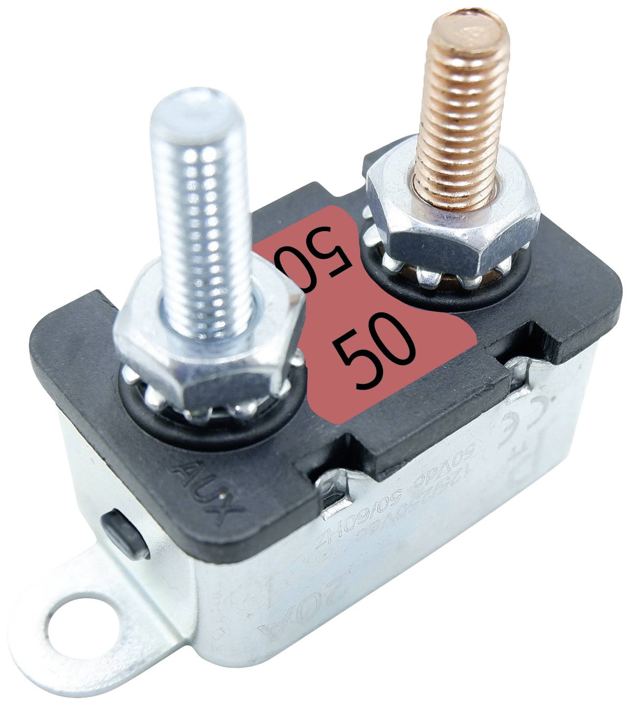 PARTS PTT C001-102-0111C2T350 Fuse circuit breaker 50 A, 25 A Silver, Red 1 pc(s)