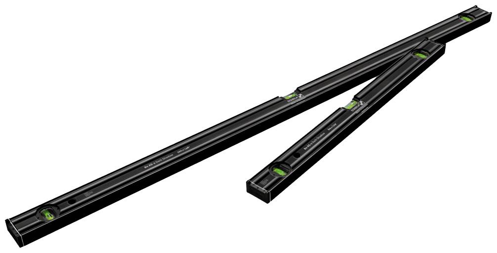 Stabila Dark Shadow 20032 Spirit level set 60 cm, 120 cm 0.5 mm/m