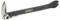 Angled crowbar with a ribbed handle and DEWALT logo, used for levering and removing nails.