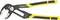 A yellow and black water pump pliers, suitable for DIY tasks.