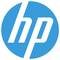 A blue circular logo with white, stylised letters 'hp' in the centre.
