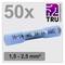 Cable connectors, pack of 50, for cable cross-section 1.5 - 2.5 mm², labelled '16-14 AWG', brand TRU Components.