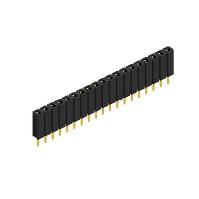 Fischer Elektronik SIL socket (standard) No. of rows: 1 10025451 10 pc(s)-0