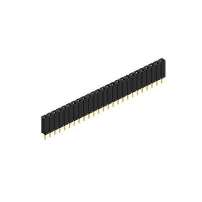Fischer Elektronik SIL socket (standard) No. of rows: 1 10025463 10 pc(s)-0