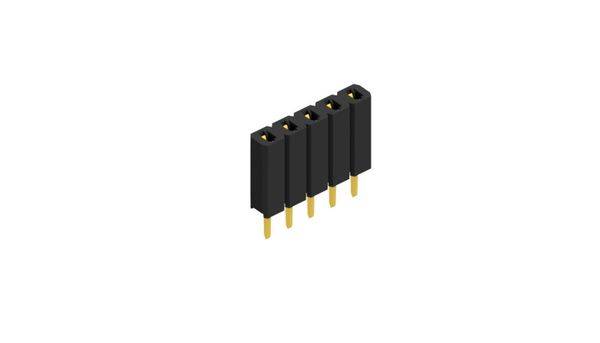 Fischer Elektronik SIL socket (standard) No. of rows: 1 10025417 10 pc(s)