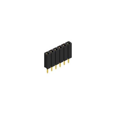Fischer Elektronik SIL socket (standard) No. of rows: 1 10025420 10 pc(s)-0
