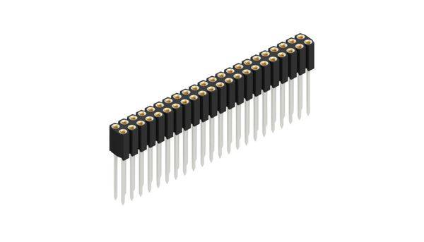 Fischer Elektronik SIL socket (precision) No. of rows: 2 10025508 10 pc(s)-0
