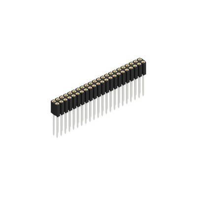 Fischer Elektronik SIL socket (precision) No. of rows: 2 10025508 10 pc(s)-0