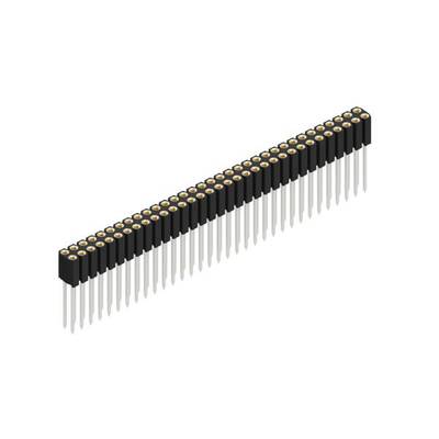 Fischer Elektronik SIL socket (precision) No. of rows: 2 10025519 10 pc(s)-0