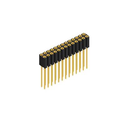 Fischer Elektronik SIL socket (precision) No. of rows: 2 10025847 10 pc(s)-0