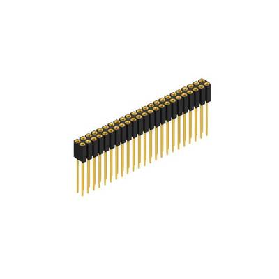 Fischer Elektronik SIL socket (precision) No. of rows: 2 10025857 10 pc(s)-0