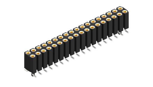 Fischer Elektronik SIL socket (precision) No. of rows: 2 10026065 10 pc(s)-0