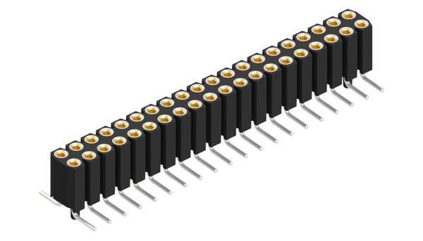 Fischer Elektronik SIL socket (precision) No. of rows: 2 10026152 10 pc(s)-0