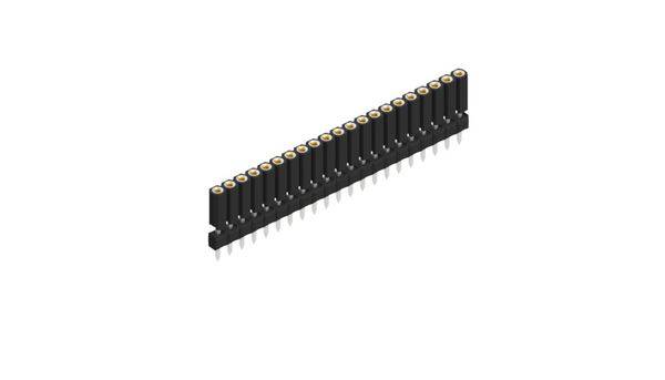Fischer Elektronik SIL socket (precision) No. of rows: 1 10026200 10 pc(s)-0