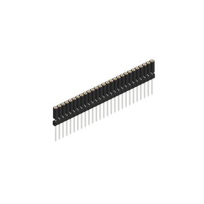 Fischer Elektronik SIL socket (precision) No. of rows: 1 10026242 10 pc(s)-0