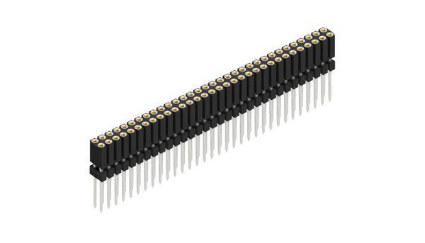 Fischer Elektronik SIL socket (precision) No. of rows: 2 10026284 10 pc(s)-0